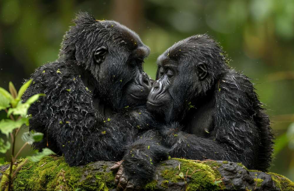 gorillas in rwanda image