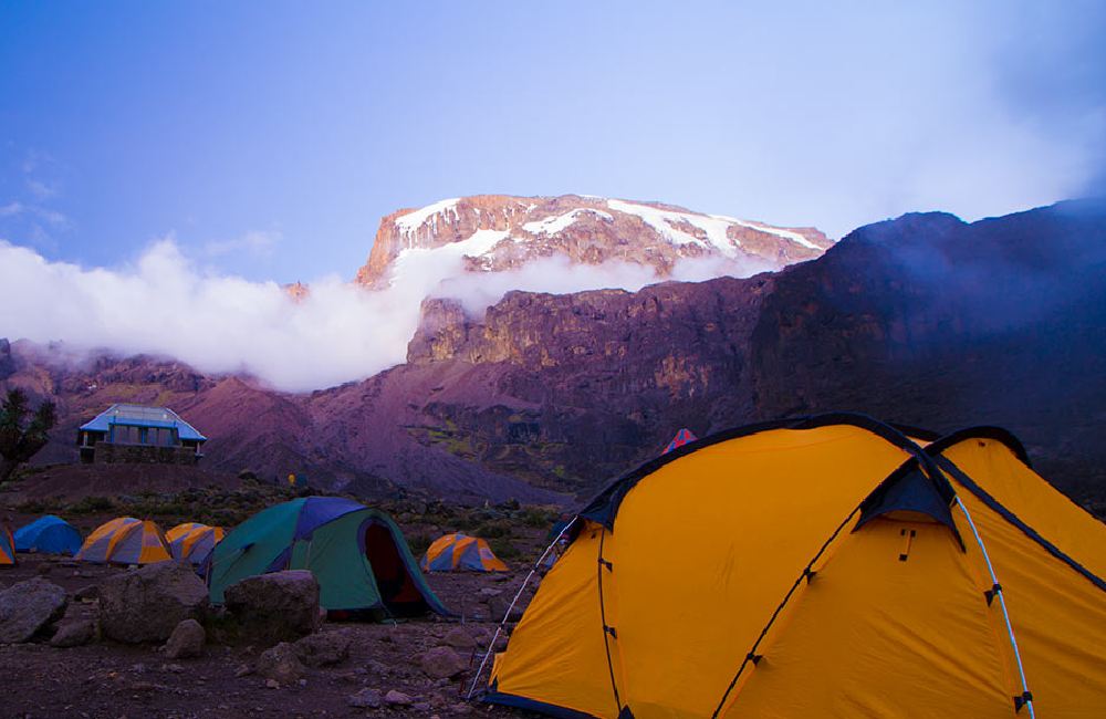machame camp huts image