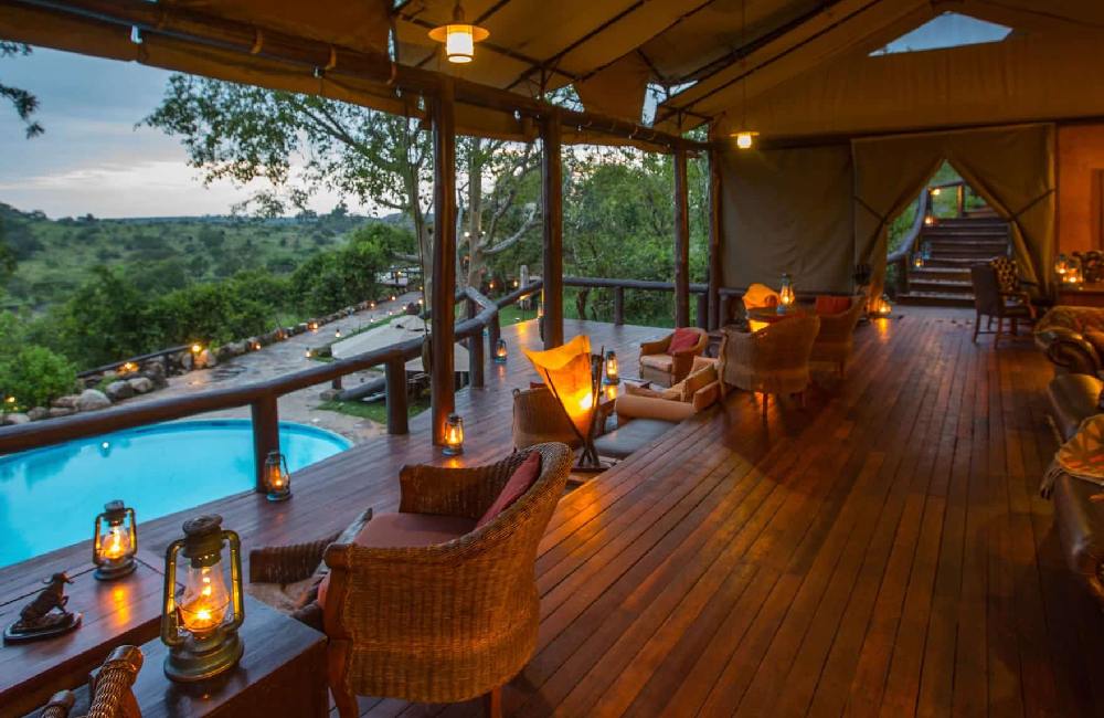 serengeti migration tented camp image